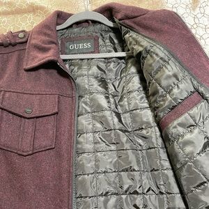 Guess men’s warm wool jacket